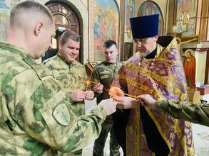 Молебен для Росгвардии
