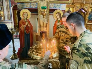 Молебен для Росгвардии